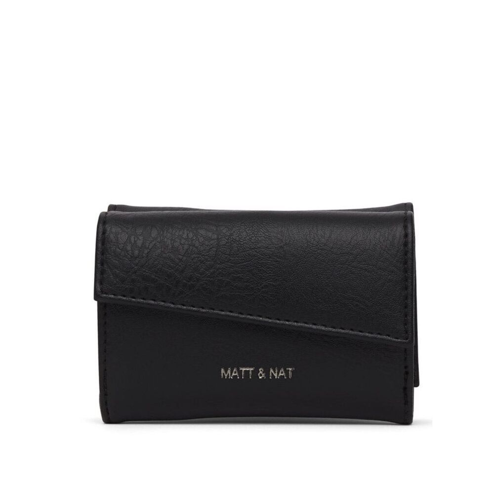Matt & Nat Tani Small  Vegan Wallet Black
